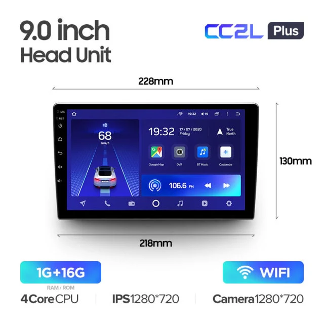 9" & 10.2" CC2L Plus Universal DIN2 - Image 4