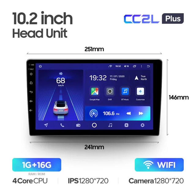 9" & 10.2" CC2L Plus Universal DIN2 - Image 5