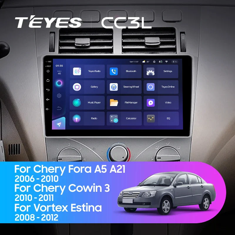 Chery Fora A5 A21 (2006-2010) / Cowin 3 A21 (2010-2011) / Vortex Estina (2008-2012)