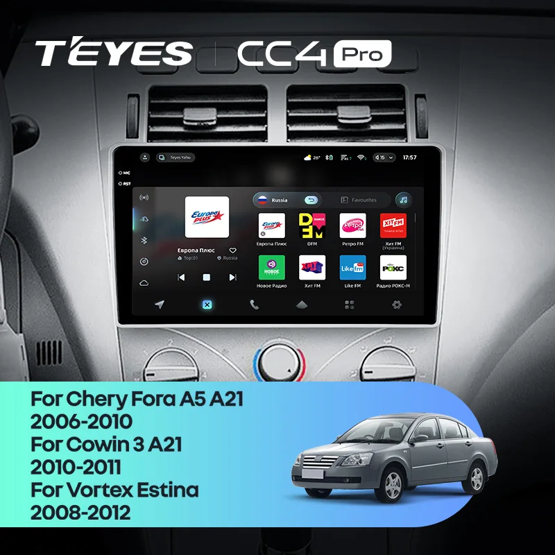 Chery Fora A5 A21 (2006-2010) / Cowin 3 A21 (2010-2011) / Vortex Estina (2008-2012)