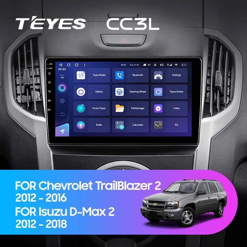 Chevrolet TrailBlazer 2 (2012-2016) / Isuzu D-MAX 2 (2012-2018)