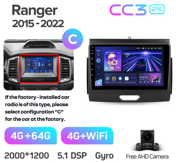 Ford Ranger P703 / PX2 Xii / Everest (2015-2022) - Image 13