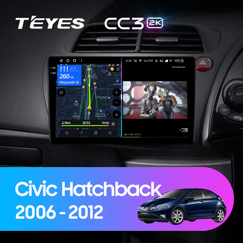Honda Civic Hatchback (2006-2012) Left Hand Drive