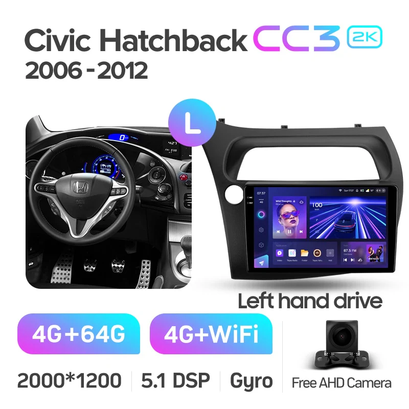 Honda Civic Hatchback (2006-2012) Left Hand Drive - Image 7
