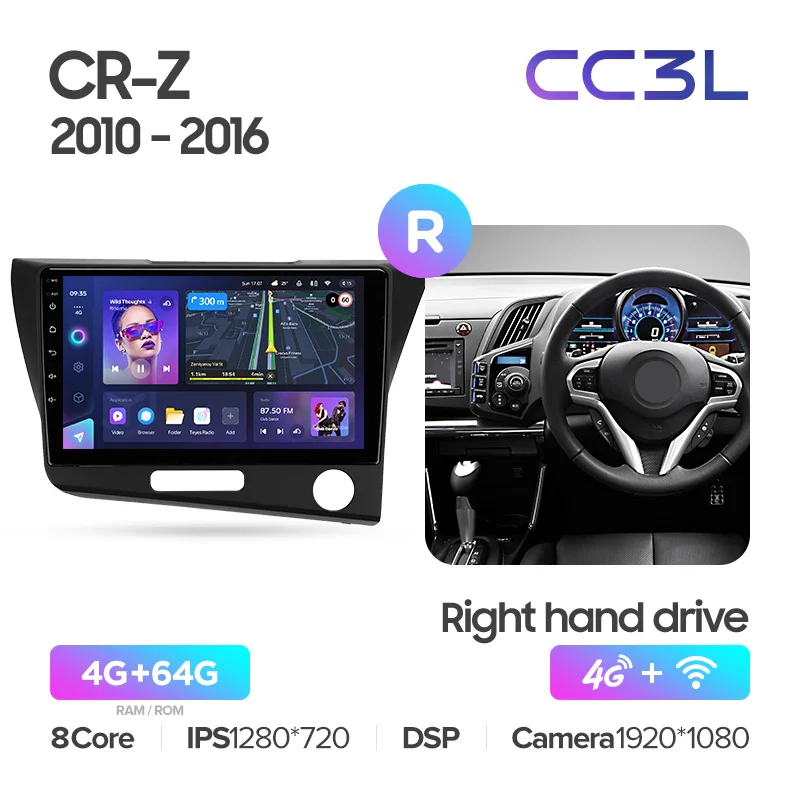 Honda CR-Z 1 CRZ (2010-2016) RHD & LHD - Image 6