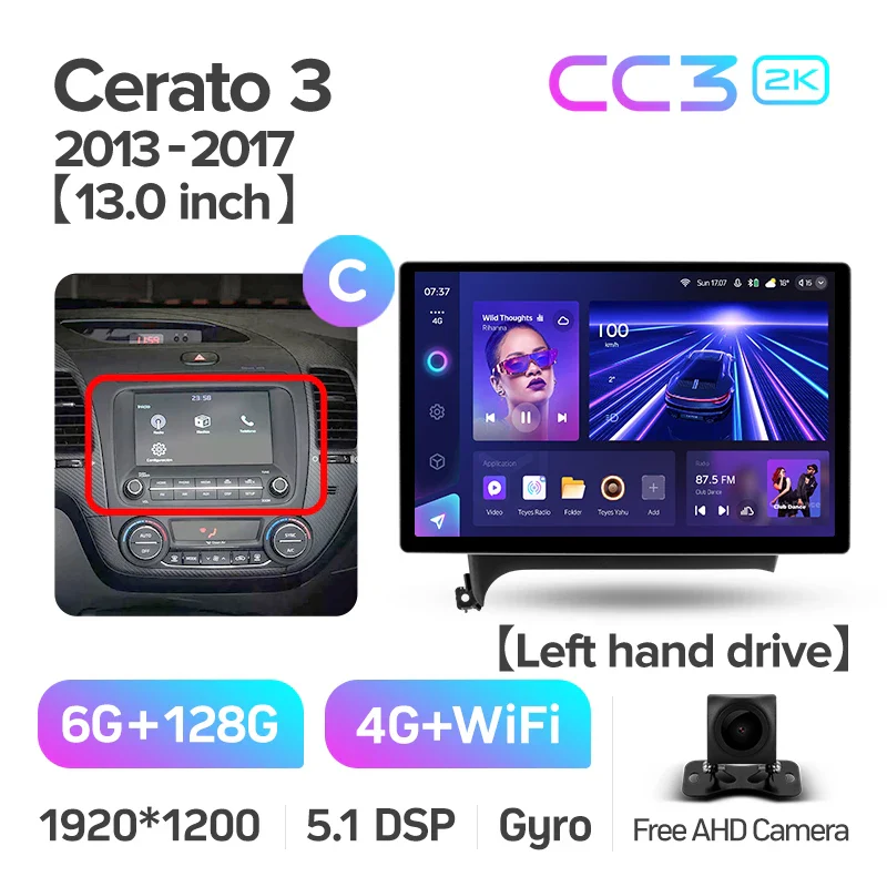 Kia Forte Cerato 3 (2013-2017) Left hand drive - Image 9