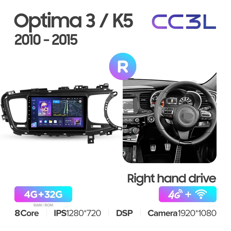 Kia Optima 3 K5 TF (2010-2015) Right Hand Drive - Image 4