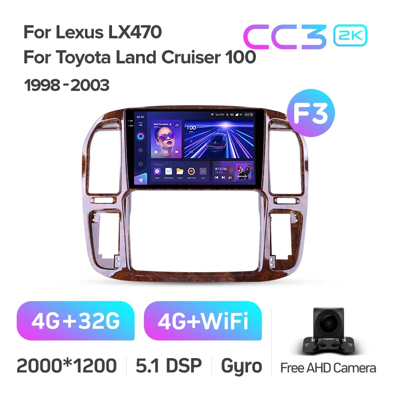 Lexus LX470 For Toyota Land Cruiser LC 100 (1998 - 2003) - Image 11