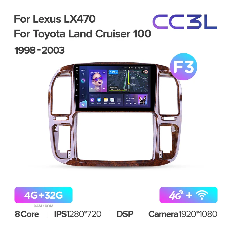 Lexus LX470 For Toyota Land Cruiser LC 100 (1998-2003) - Image 8