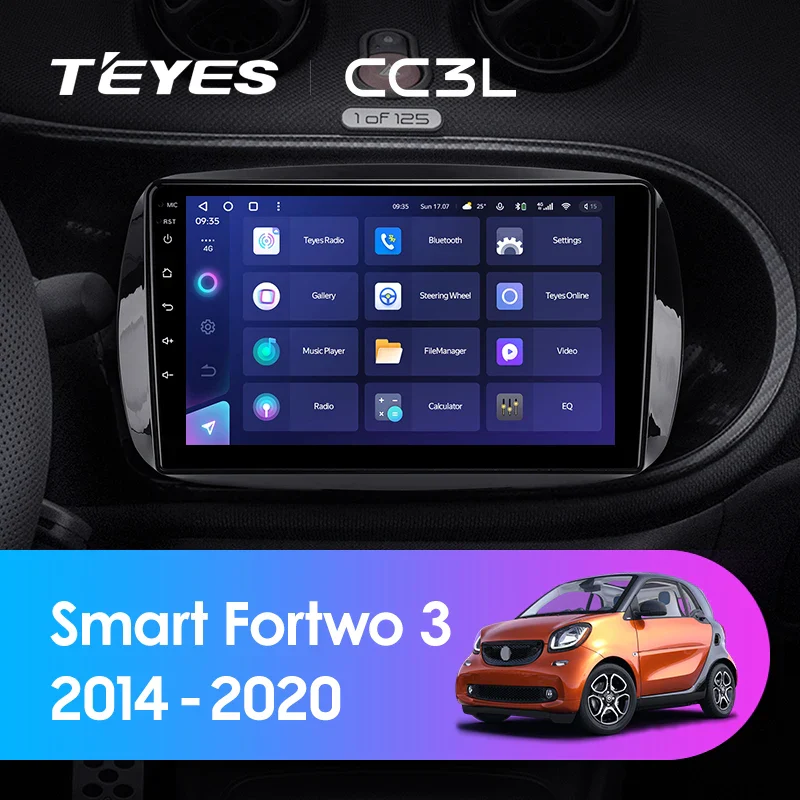 Mercedes Benz Smart Fortwo 3 C453 A453 W453 (2014-2020)