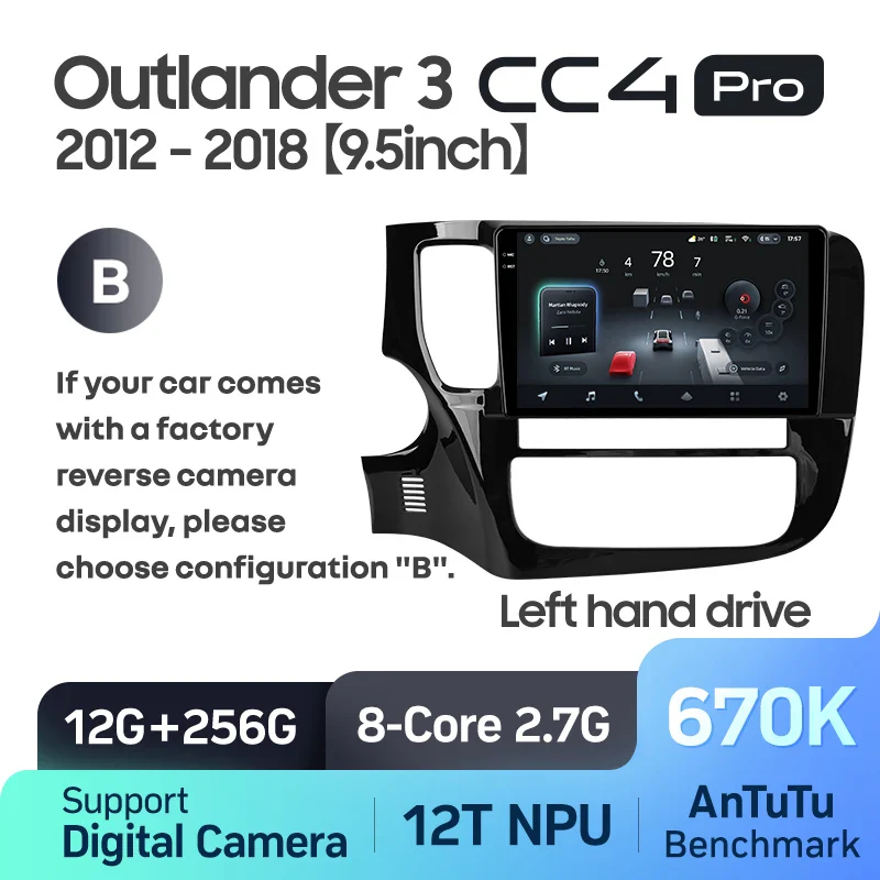 Mitsubishi Outlander 3 GF0W GG0W (2012-2018) Left Hand Drive - Image 13