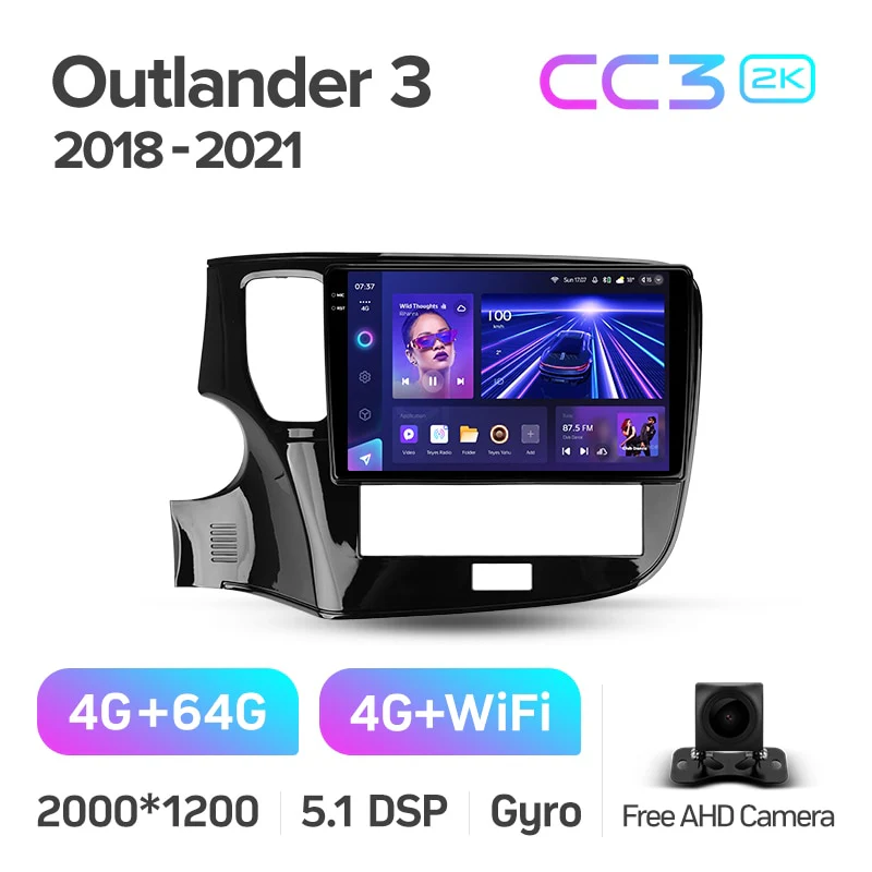 Mitsubishi Outlander 3 III GF0W GF0W GG0W (2018-2021) Left Hand Drive - Image 7