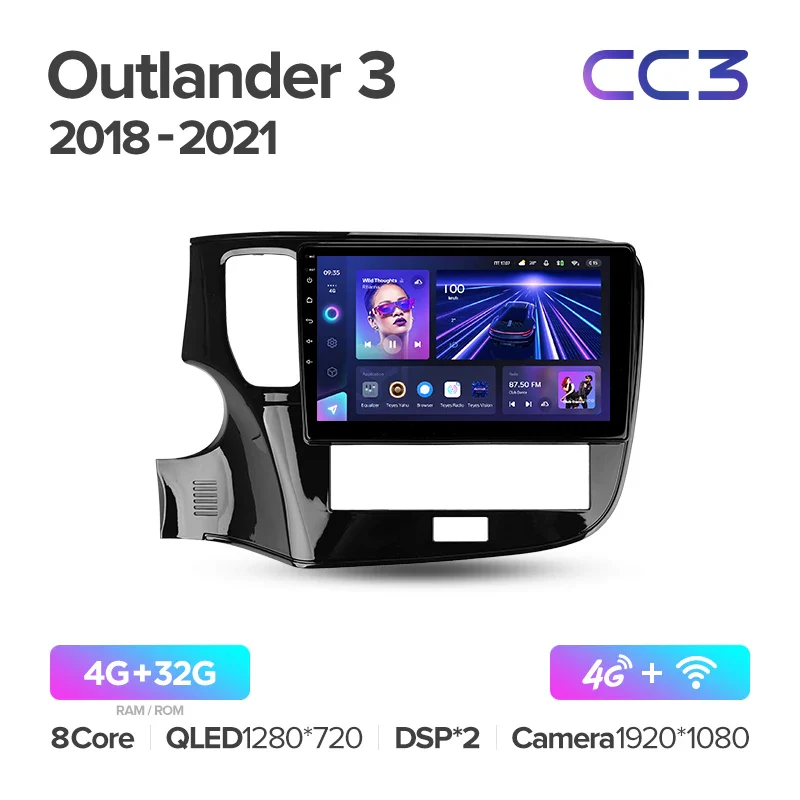 Mitsubishi Outlander 3 III GF0W GG0W (2018-2021) Right Hand Drive - Image 7
