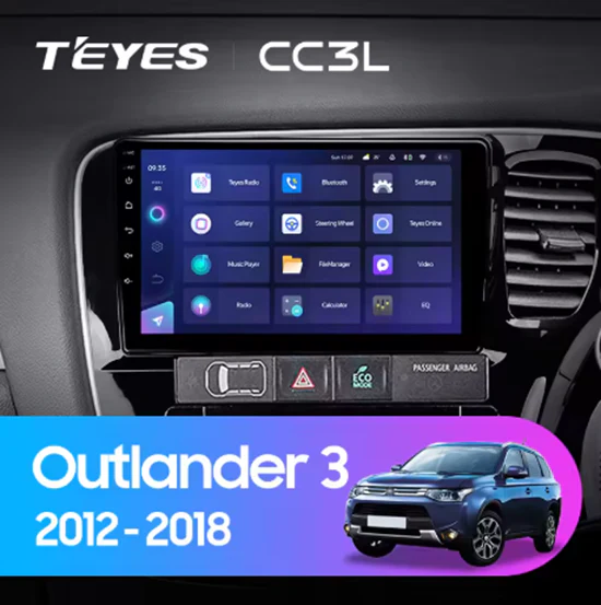 Mitsubishi Outlander 3 III GF0W GG0W (2018-2021)