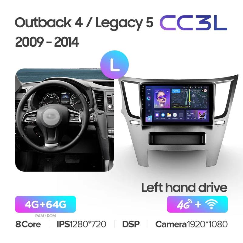 Subaru Outback 4 BR Legacy 5 (2009-2014) Left hand drive - Image 9