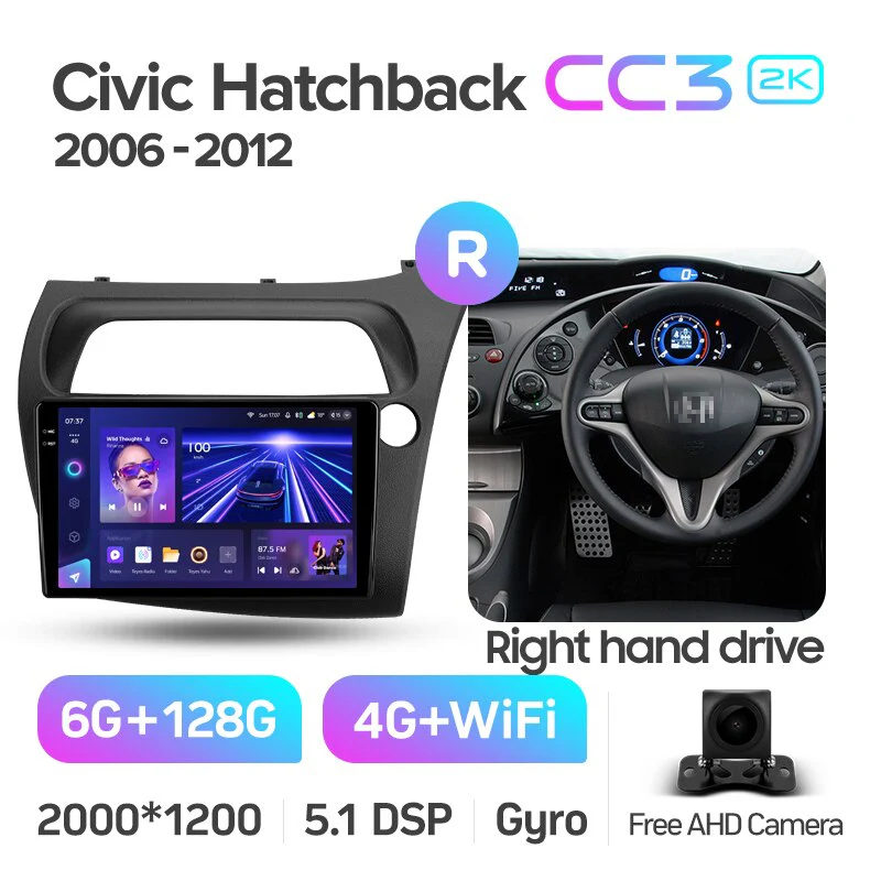 Honda Civic Hatchback (2006-2012) Right Hand Drive - Image 8