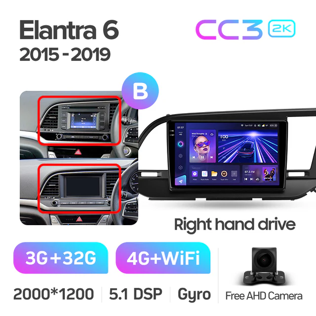 Hyundai Elantra 6 (2015-2019) Right hand drive - Image 11