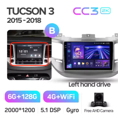 Hyundai Tucson 3 (2015-2018) Left Hand Drive - Image 13