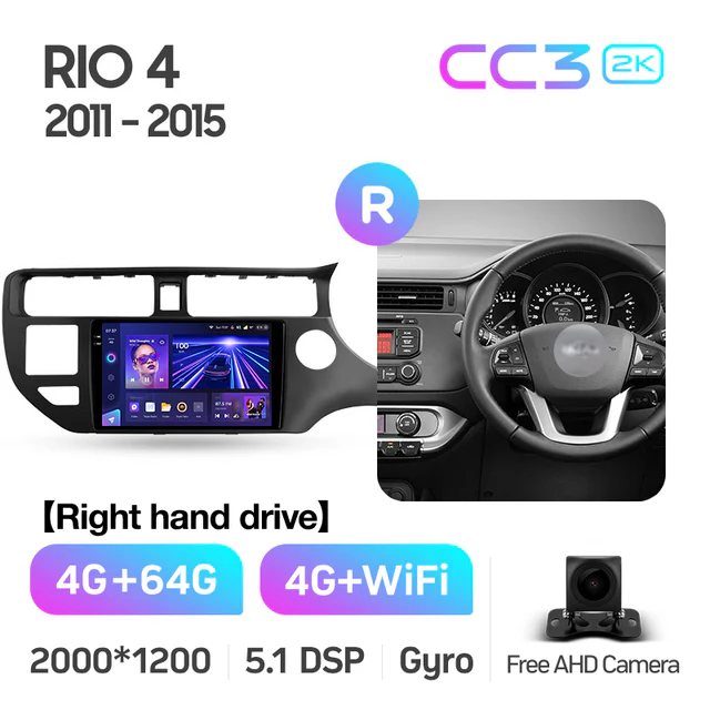 Kia RIO 4 K3 (2011-2015) Right Hand Drive - Image 7