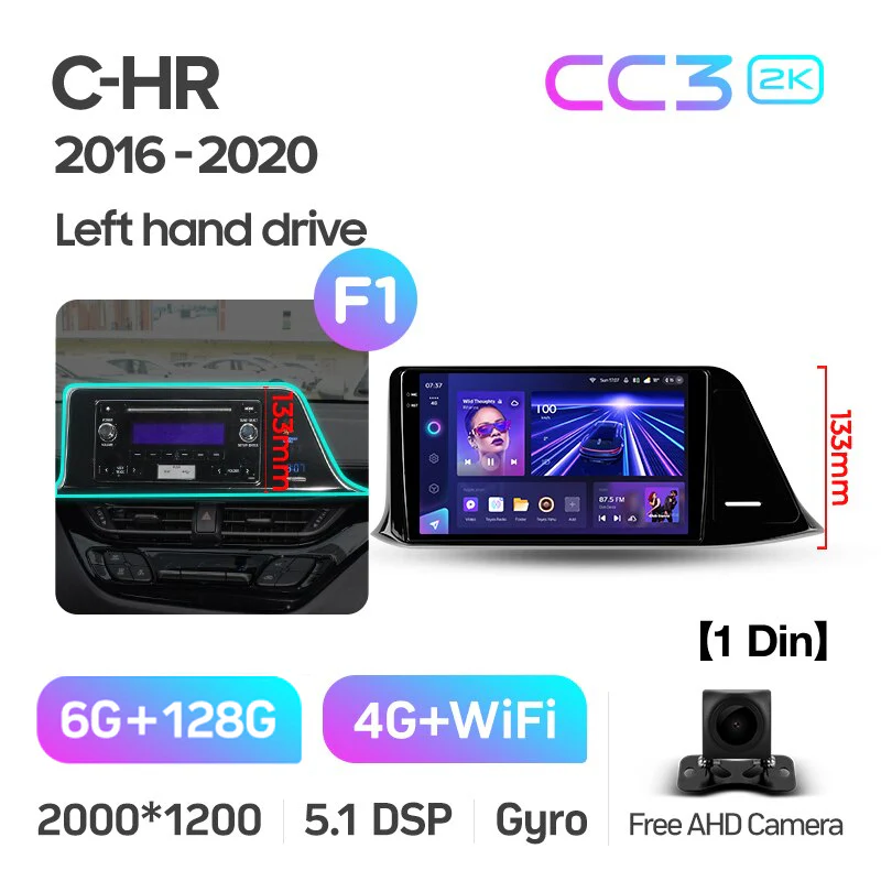Toyota C-HR CHR (2016-2020) Left Hand Drive - Image 8