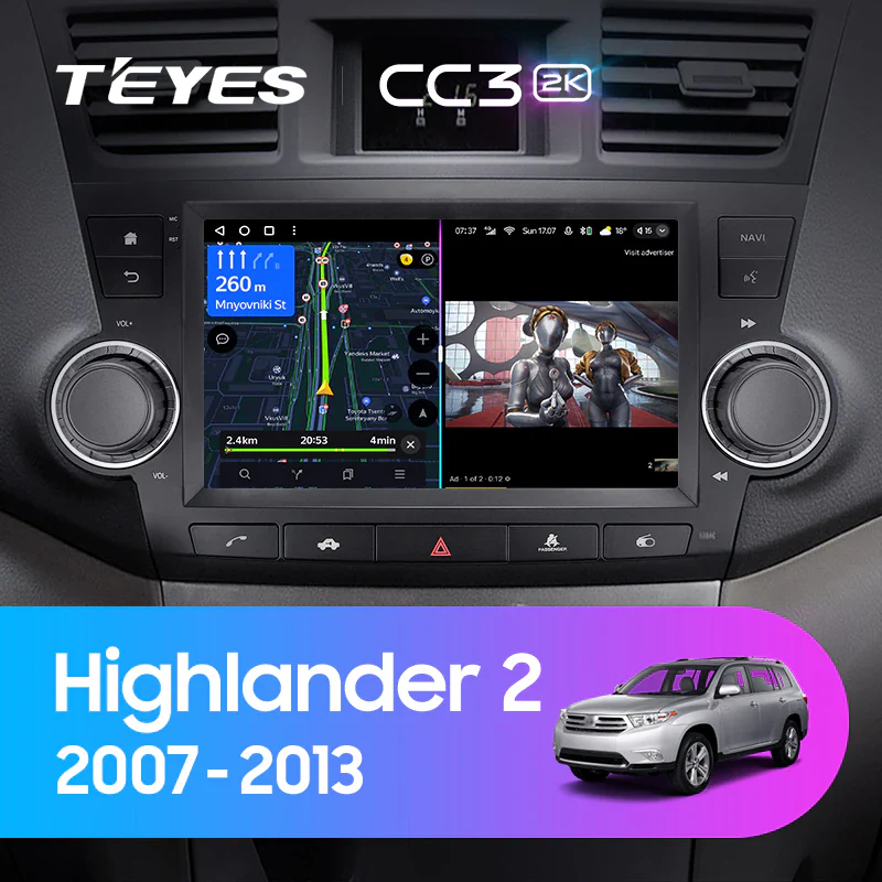 Toyota Kluger / Highlander 2 XU40 (2007-2013) [A]