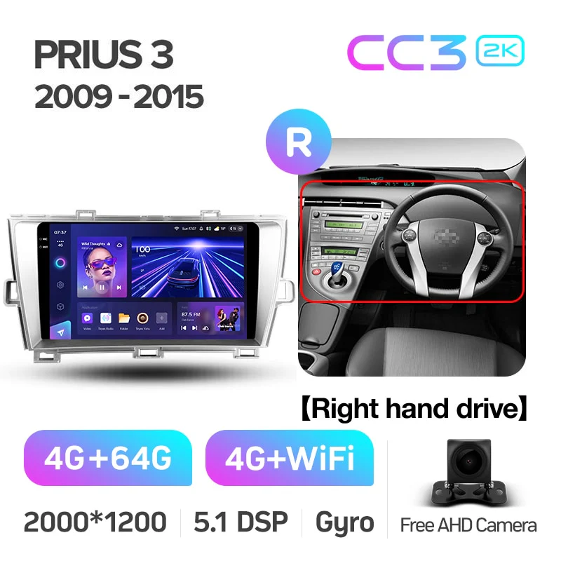 Toyota Prius 3 XW30 (2009-2015) Right hand driver - Image 7