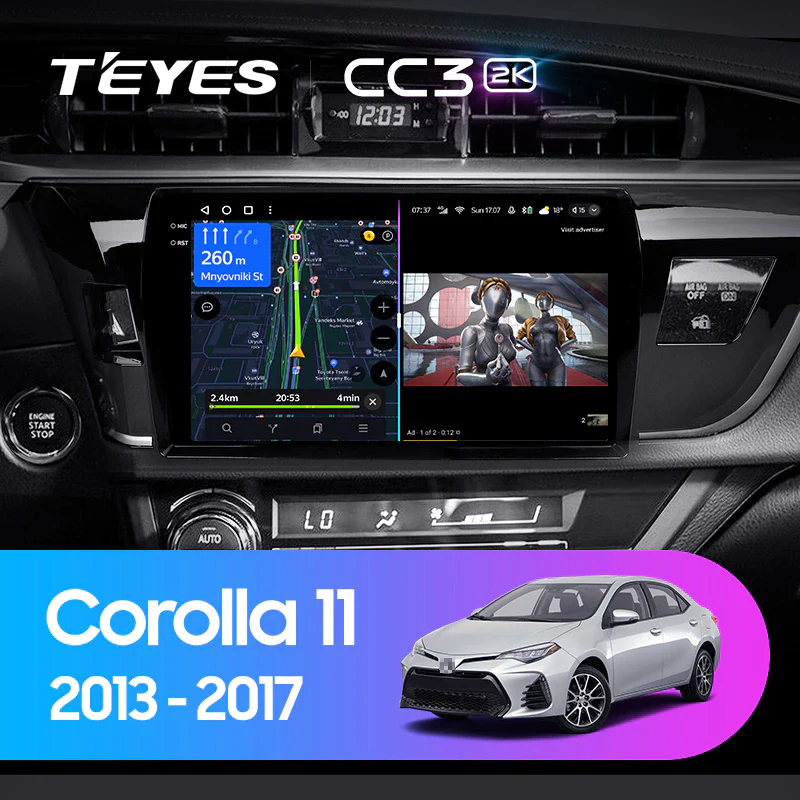 Toyota Corolla 11 (2013-2017) Right Hand Drive (Middle East Edition)