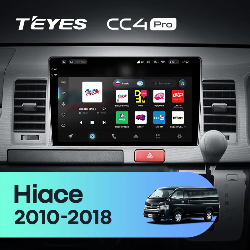 Toyota Hiace H200 (2010-2018) Right hand drive