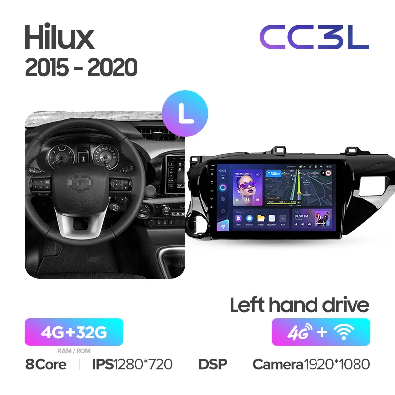 Toyota Hilux Pick Up AN120 (2015-2020) Left Hand Drive - Image 5