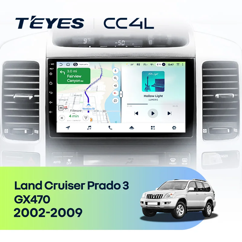 Toyota Land Cruiser Prado 120 3 For Lexus GX470 GX 470 J120 (2002-2009)