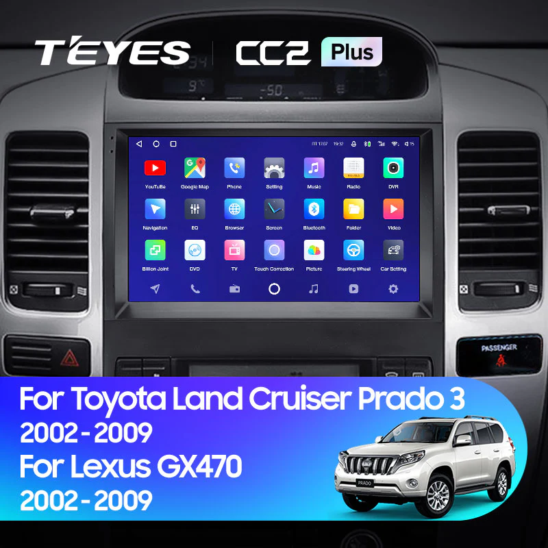 Toyota Land Cruiser Prado 120 3 III / Lexus GX470 GX 470 J120 (2002-2009)