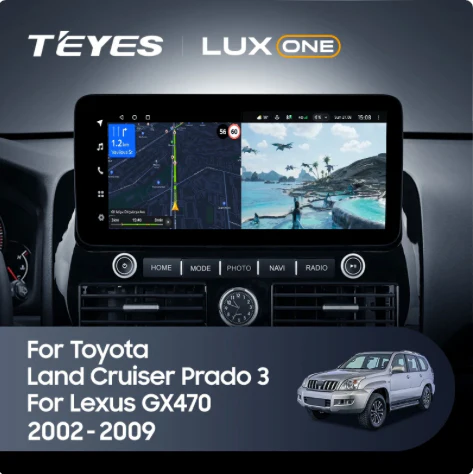 Toyota Land Cruiser Prado 120 3 III / Lexus GX470 GX 470 J120 (2002-2009)