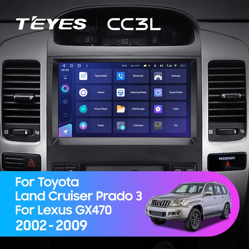 Toyota Land Cruiser Prado 120 3 III / Lexus GX470 GX 470 J120 (2002-2009)