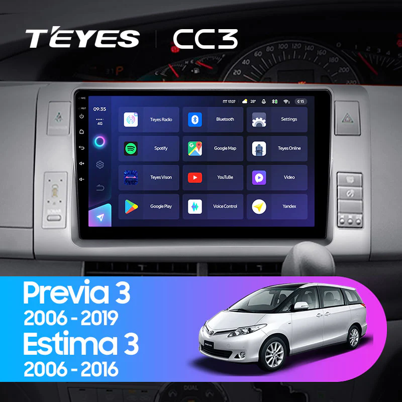 Toyota Previa XR50 3 III (2006-2019) Estima AHR20 XR50 3 III (2006-2016) Right Hand Drive