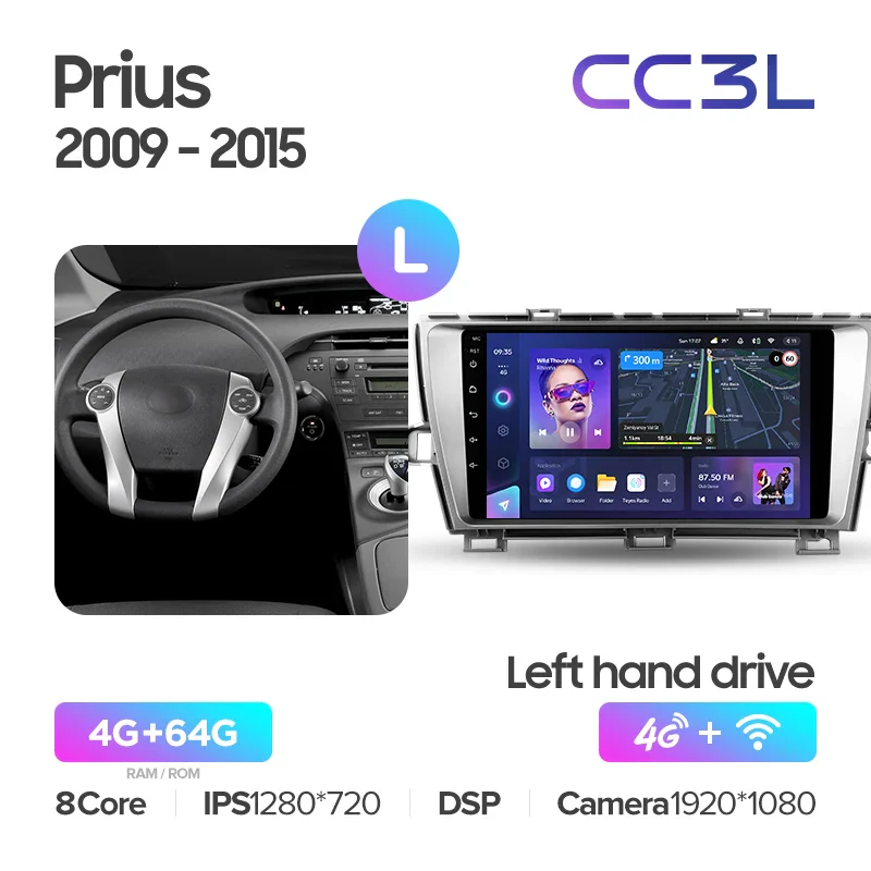 Toyota Prius XW30 (2009-2015) Left Hand Drive - Image 8