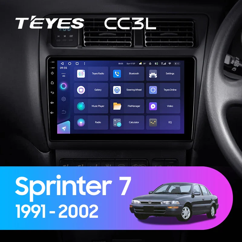 Toyota Sprinter 7 E100 (1991-2002) Right hand drive