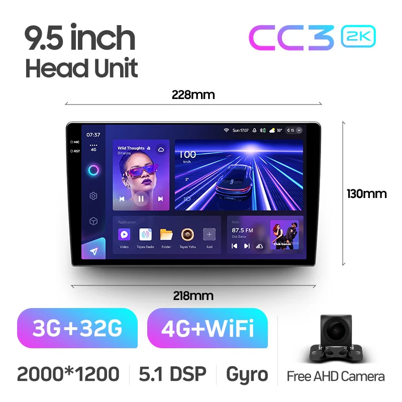 9" & 10.2" Universal DIN1 CC3 / CC3 2K - Image 8